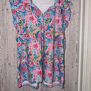 Gottex Multicolor Floral Blouse